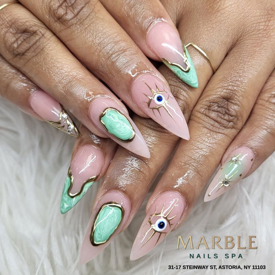 Lovely Nails Ideas | Marble Nails Spa in Astoria, NY 11103